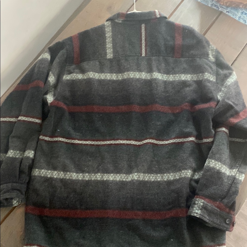 Eddie Bauer Lightweight Black and Gray Shirt Jacket - Picture 4 of 4